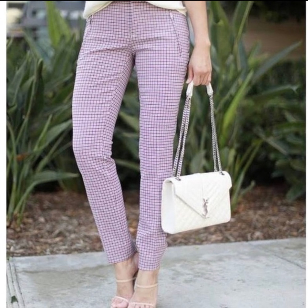 Banana Republic Sloan Tattersall Fit Pants